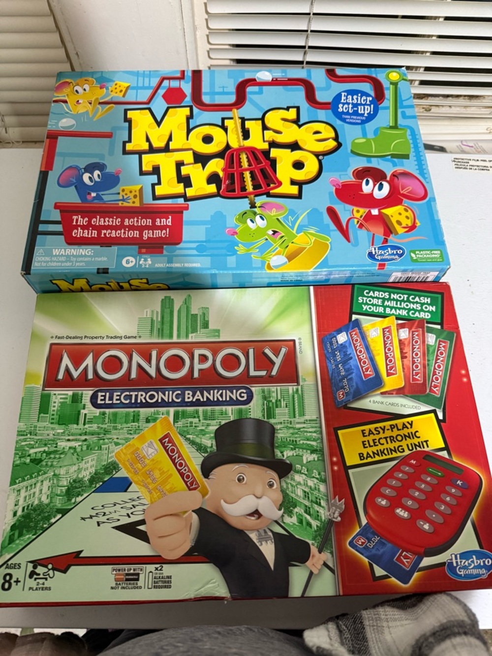 Monopoly Electronic Banking and Mouse Trap Board Game Bundle